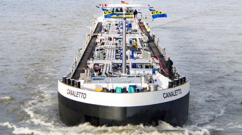 GEFO’s new low water barge in service